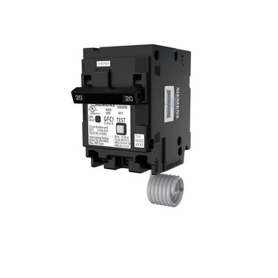 SIEMENS Q220GF Ground Fault Circuit Interrupter, 20 Amp, 2-Pole GFCI Circuit ...