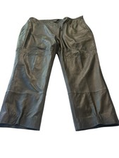 Wilsons Womens Leather Pants Black 90s PLUS Size 24