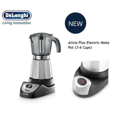 Delonghi Alicia Plus Electric Moka Pot Coffee Maker (3-6 Cups) DHL Express