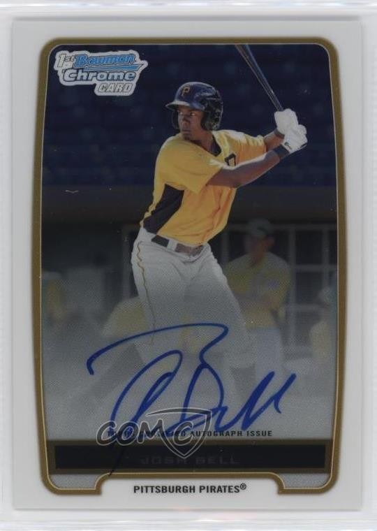 2012 Bowman Chrome Prospects Auto Josh Bell #BCP79 Auto 2a9
