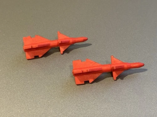 GI Joe Scrap Iron Missile Set Of 2 1984 Hasbro
