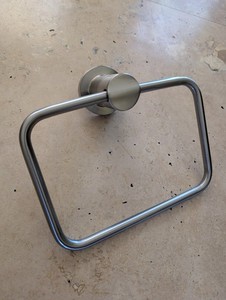 Delta Nicoli Square Hand Towel Bath Accessory - Brushed Nickel