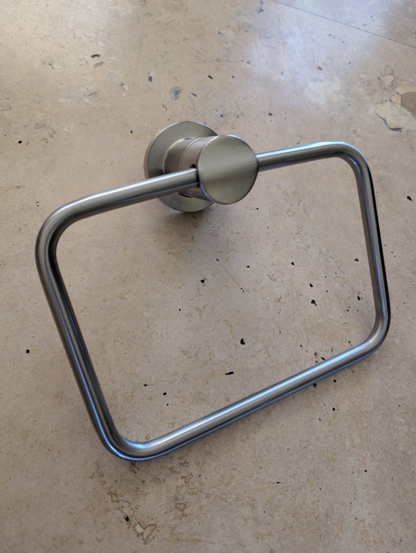 Delta Nicoli Square Hand Towel Bath Accessory - Brushed Nickel