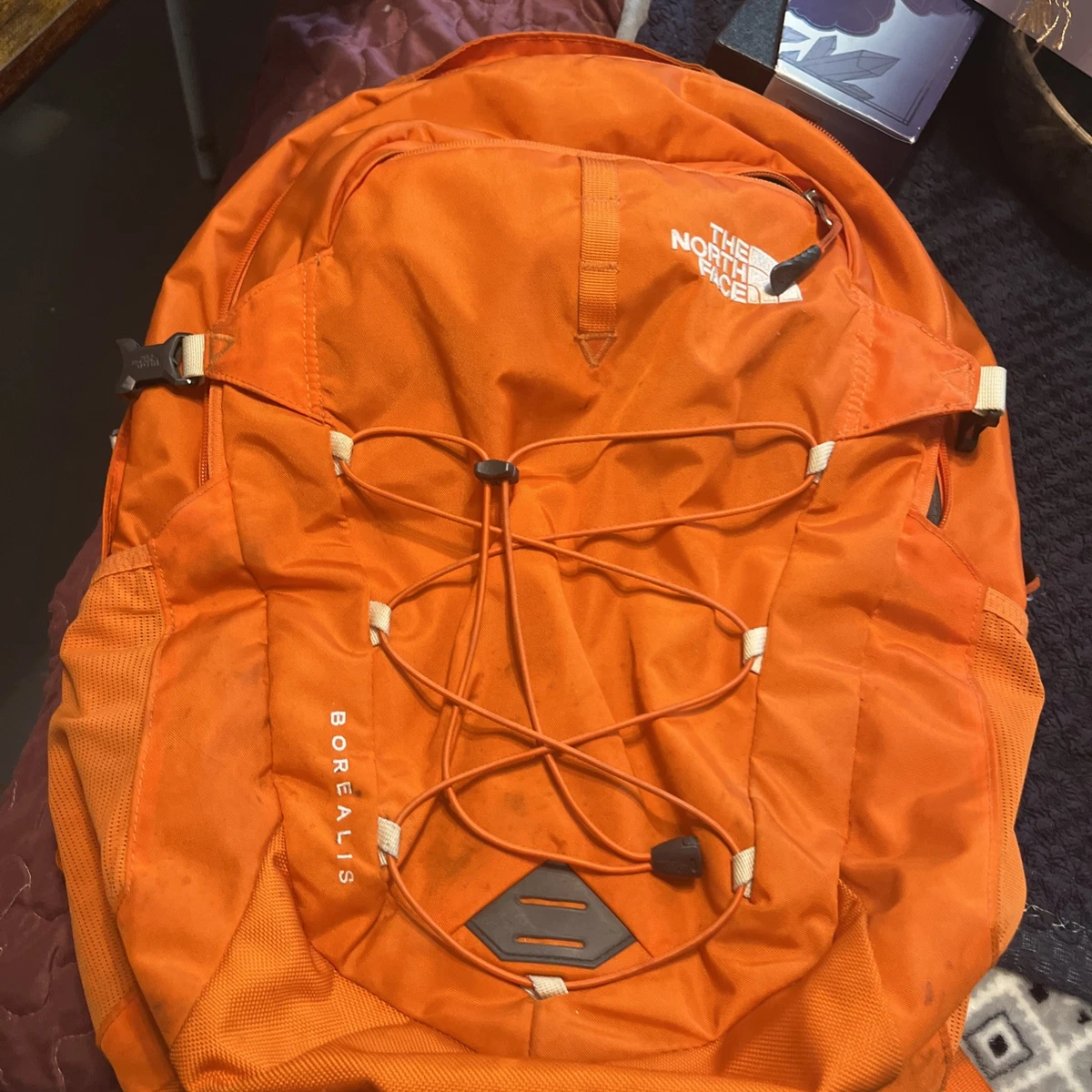 miami orange north face backpack Tibetan Limited Edition Simply use the webbing straps on the front of the pack The North Face Borealis Backpack