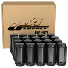 GAsupply 1/2x20 Black Lug Nuts 20pcs - 1/2-20 Long Closed End 1/2"-20,