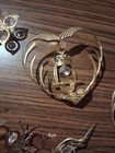 Vintage Austrian Crystal gold plated suncatcher set — photo 7