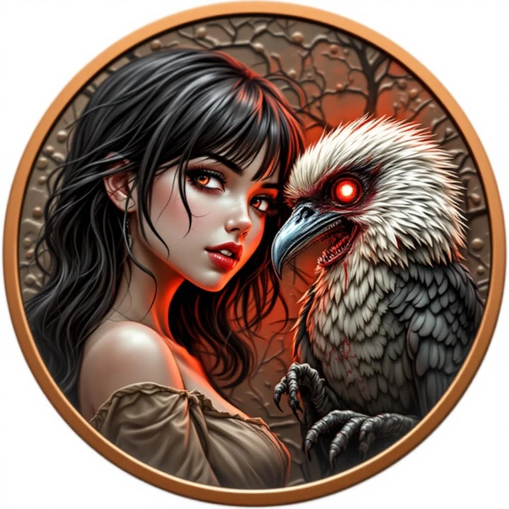 Zombie Vixens 1st Release Kookaburra The Laughing Death 1 oz