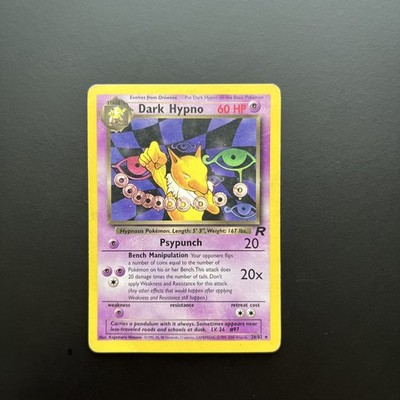 Dark Hypno 26/82 Team Rocket Regular Pokémon TCG Lightly Played LP