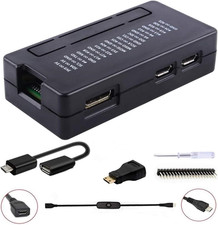 Pi Zero 2 W Case/Zero W Case, 7 in 1 Basic Starter Kit with 20Pin GPIO Header, O