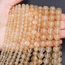 1 String Wholesale Natural Gemstone Loose Beads Smooth Round 4mm 6mm 8mm 10mm