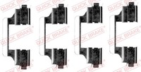 ZubehöRkit, Scheibenbremsbelag Quick Brake 109-1656 FüR Peugeot CitroËN