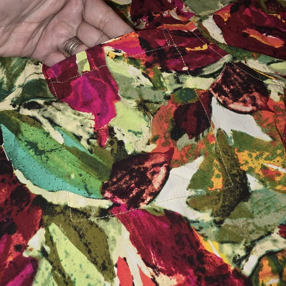 JAMS WORLD ANTHURIUM Sz XL AOP Floral Pocket Button Up Hawaii Vacation S/S Shirt - Image 4 of 4