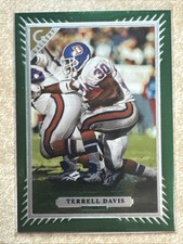 1997 Topps Gallery Terrell Davis #30 Denver Broncos
