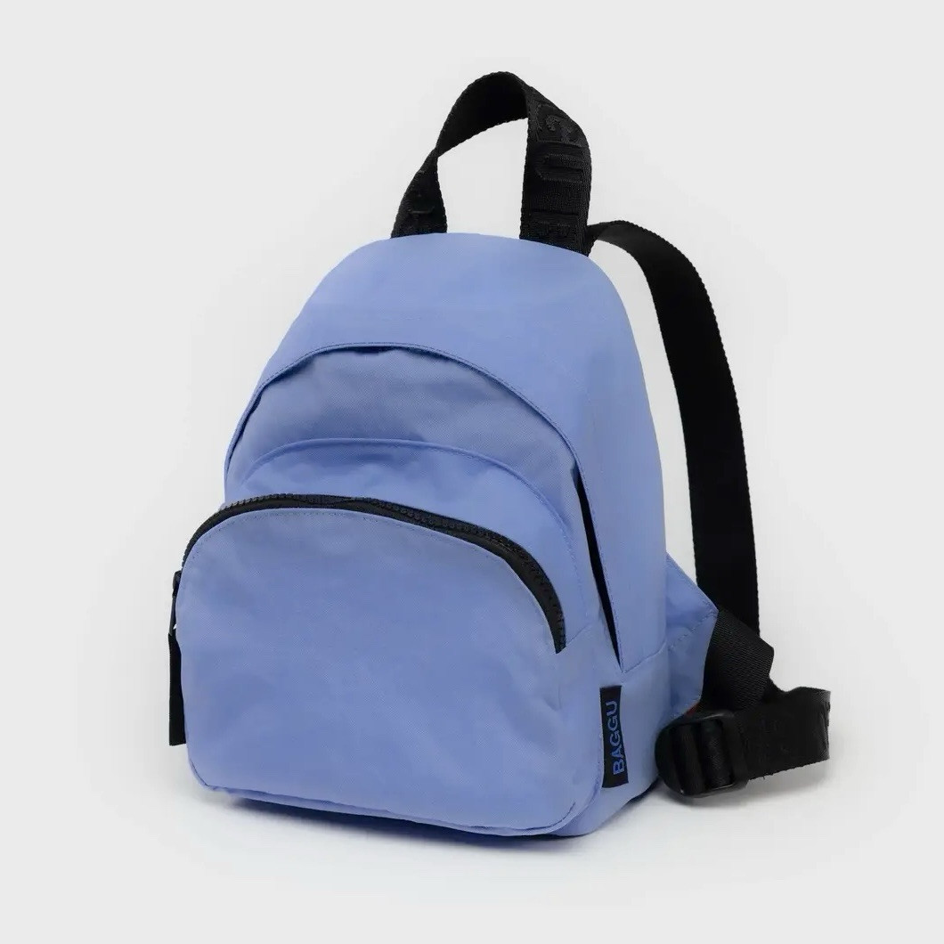 baggu backpack laptop NEW! Baggu MINI NYLON BACKPACK in “Cornflower” Blue — Recycled, Washable,  Lined