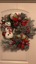 Snowman Wreath.