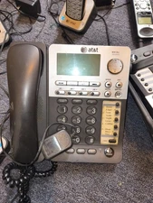 At&T CL82419 Cordless Phones Answering Machine Call Blocker 4 Handset