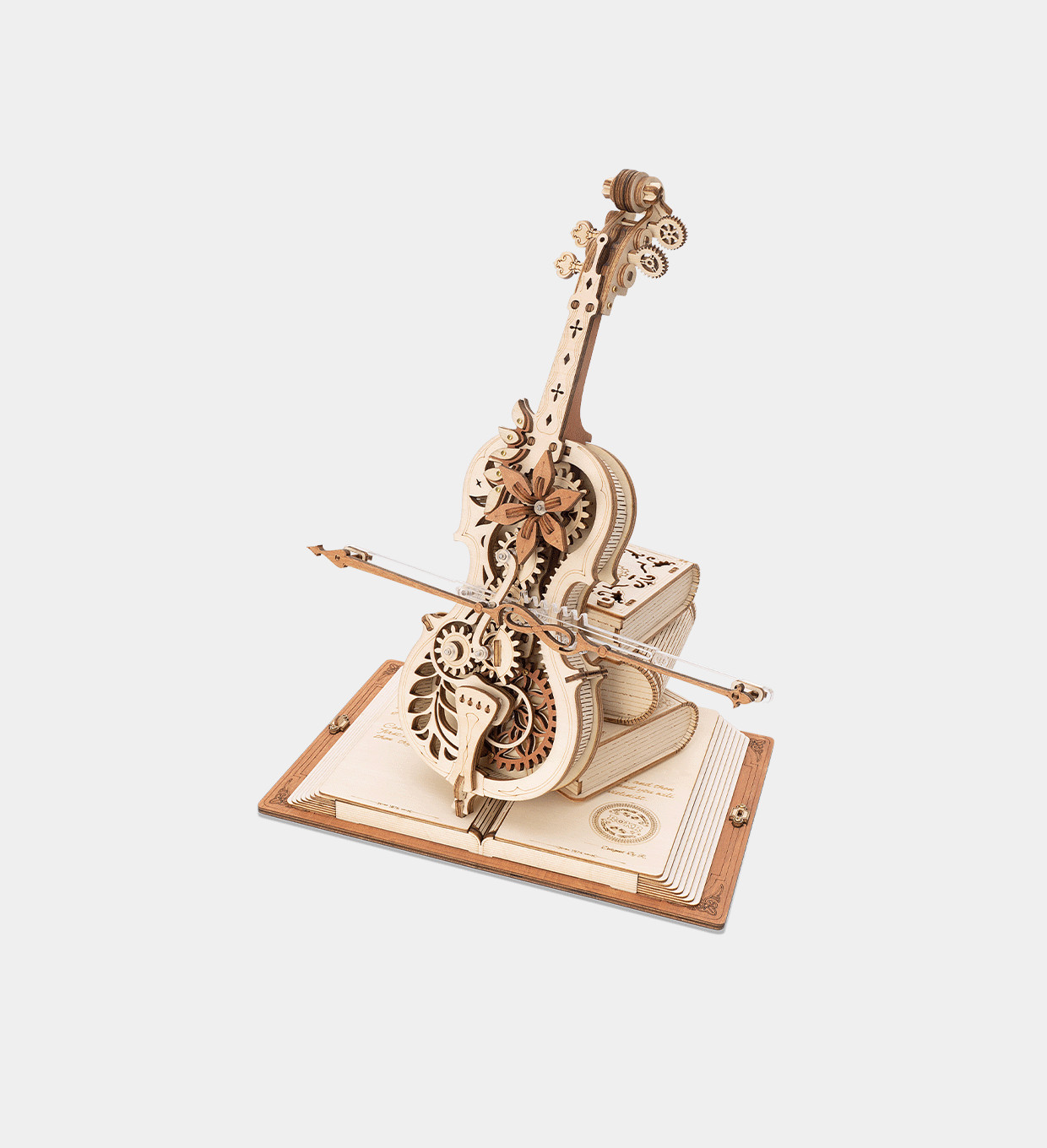 ROKR Magic Cello Mechanical Music Box 3D Puzzle AMK63