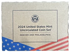 2024 Uncirculated Coin Set U.S Mint Government Packaging OGP COA