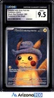 Pokemon 2023 Pikachu with Grey Felt Hat 085 Pokemon x Van Gogh CGC 9.5