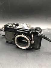 Nikon Nikkormat FT2 35mm SLR Film Camera Body Only Shutter Works FOR PARTS