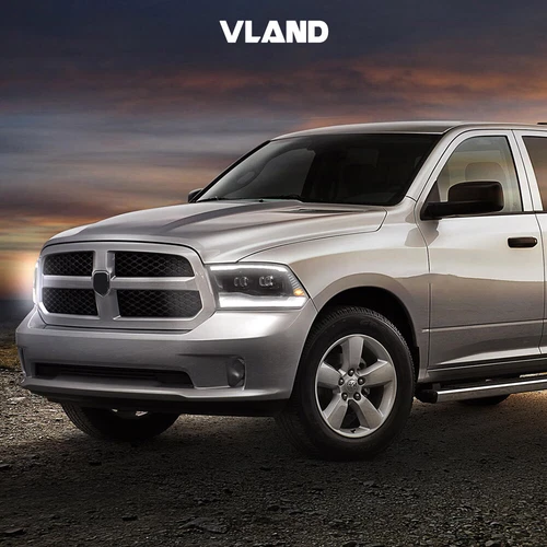 1Paar LED Scheinwerfer für 2009-2018 Dodge RAM 1500 2500 3500 mit Startanimation - Bild 14 von 15