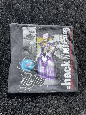 VTG Early 2000s Bandai Game Anime Dot Hack Part 4 Quarantine Helba T-Shirt RARE