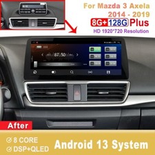 12.3 inch Screen Android Car Radio For Mazda 3 Axela 2014-2019 CarPlay Head Unit