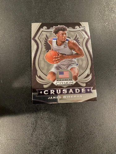 James Wiseman 2020-21 Panini Prizm Draft Picks CRUSADE  RC! Memphis Rookie 📈