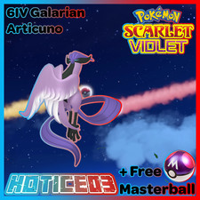 6IV Galarian Articuno Pokemon Scarlet & Violet 🚀Fast🚀