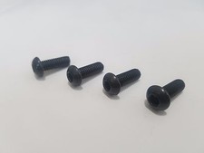 Used Black Auto License Plate Screws Zinc Steel Bolts Oem Replacement For Lexus
