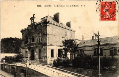 Old postcard Vanves Justice de Paix et la Poste (1315891)