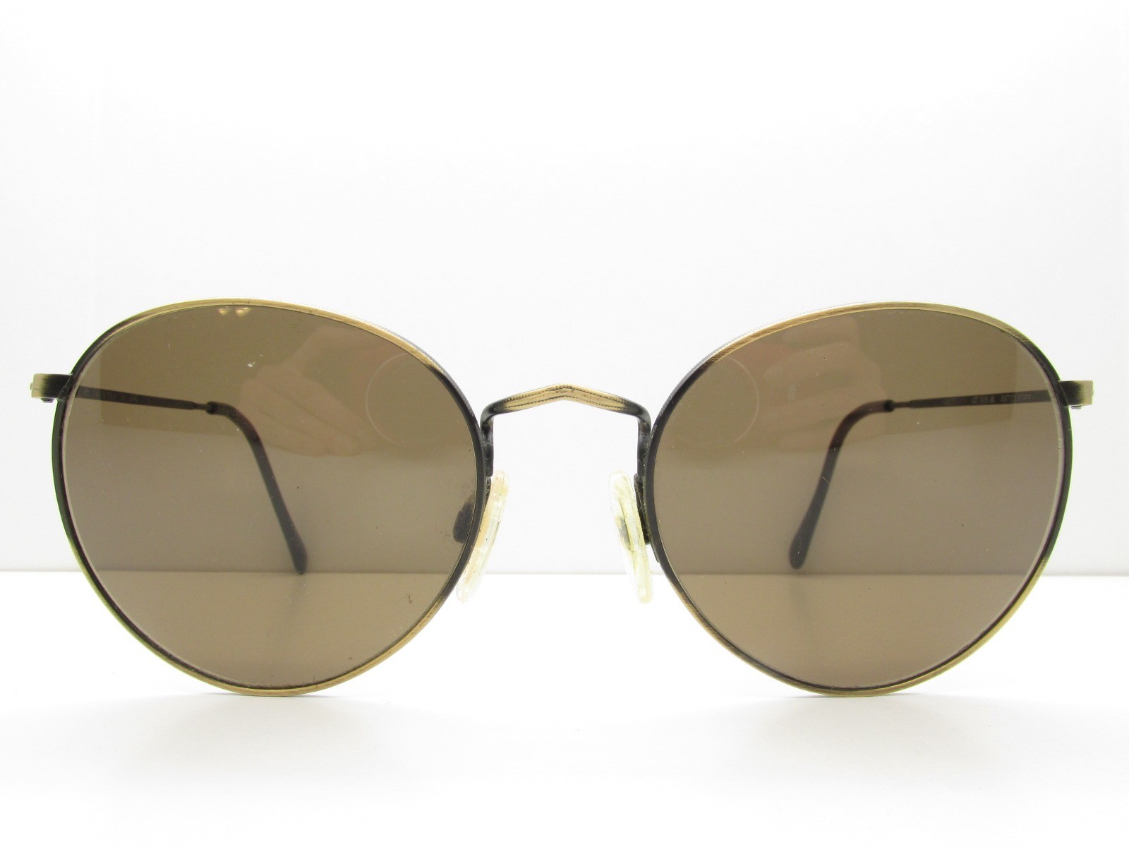 LUXOTTICA 422 SUN UV GARD ANTIQUE GEP ROUND SUNGLASSE… Gem