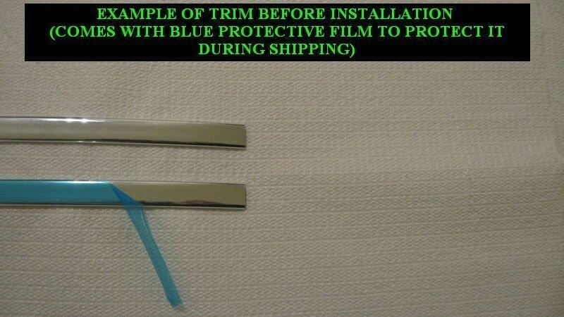 VW VOLKSWAGEN JETTA 1999 2000 2001 2002 2003 MOLDURA CROMADA PARA PUERTAS LATERALES 4 PIEZAS  Foto 2 de 4