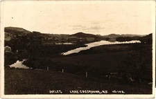 Outlet Lake Cossayuna NY RPPC Real Photo Postcard 1911-1922