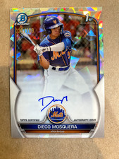 2023 Bowman Chrome Diego Mosquera CPA-DM 1st Bowman Atomic Refrac. Auto 026/100