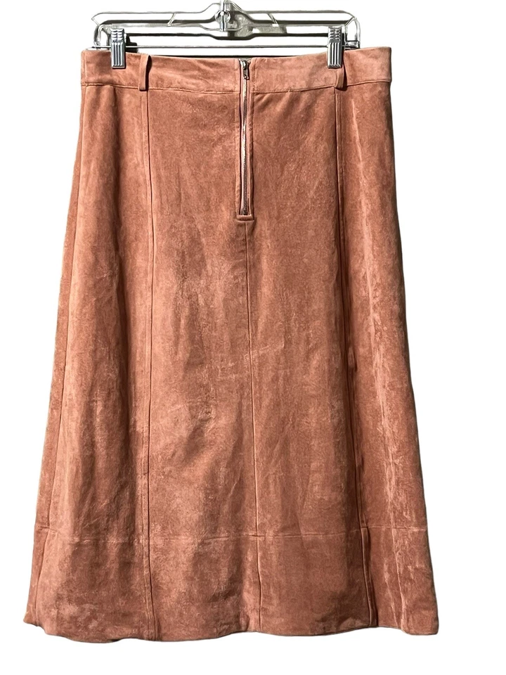 GB Gianni Bini Talla Grande Mezcla Poliéster Falda Rosa Hipster Boho Hippie Foto 2 de 4