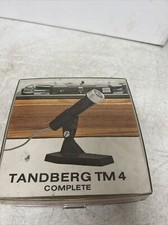 Tandberg Tm-4 Complete Dynamic Microphone W/ Stand, Case