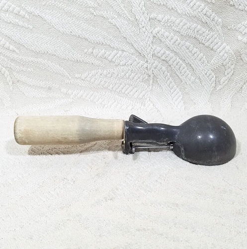 "MANGO DE MADERA PARA HELADERÍA VINTAGE INCOMPARABLE 8,25""" - Imagen 5 de 7