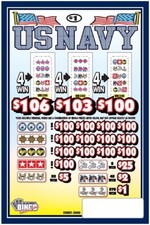 NEW pull tickets NAVY - Instant Tabs