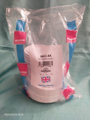 McAlpine MAC-4A 40mm Offset WC Pan Connector - NEU