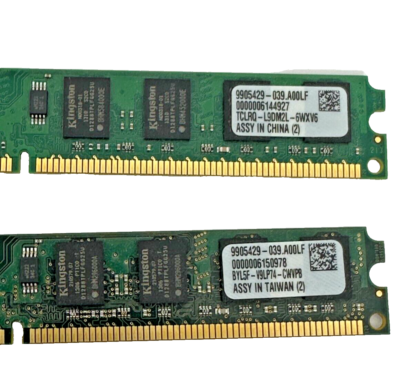 メモリー DK Lot of 2) Kingston KTD-DM8400C6/2G 1.8V Memory Module 9905429-039