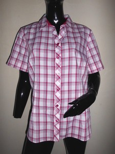 Chemise Femme Damart Blanche Quadriller Rose Et Bleu Degrader T 42 44 Ebay