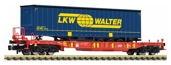 Fleischmann N 6660008 GüTerwagen Taschenwagen T3 Lkw Walter Der Db Neu & Ovp-image