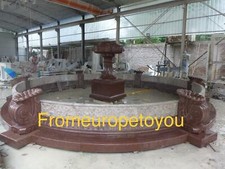 BEAUTIFUL GRANITE ESTATE EUROPEAN DESIGN FOUNTAIN WITH CORNUCOPIA - ZZ23