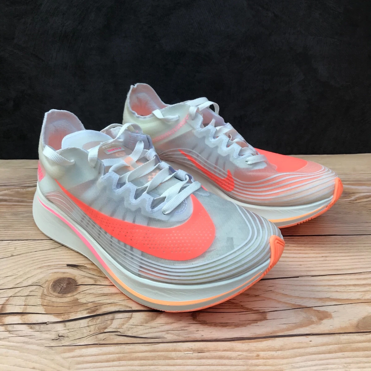 cebra himno Nacional Vacaciones New* Nike Zoom Fly SP Women's Select-a-Size White/Sunset Pulse AJ8229-108 |  eBay