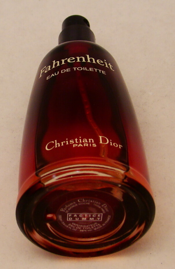 oz Dior FAHRENHEIT FACTICE DUMMY DISPLAY BOTTLE Spray x cap x EDT NO  Perfume