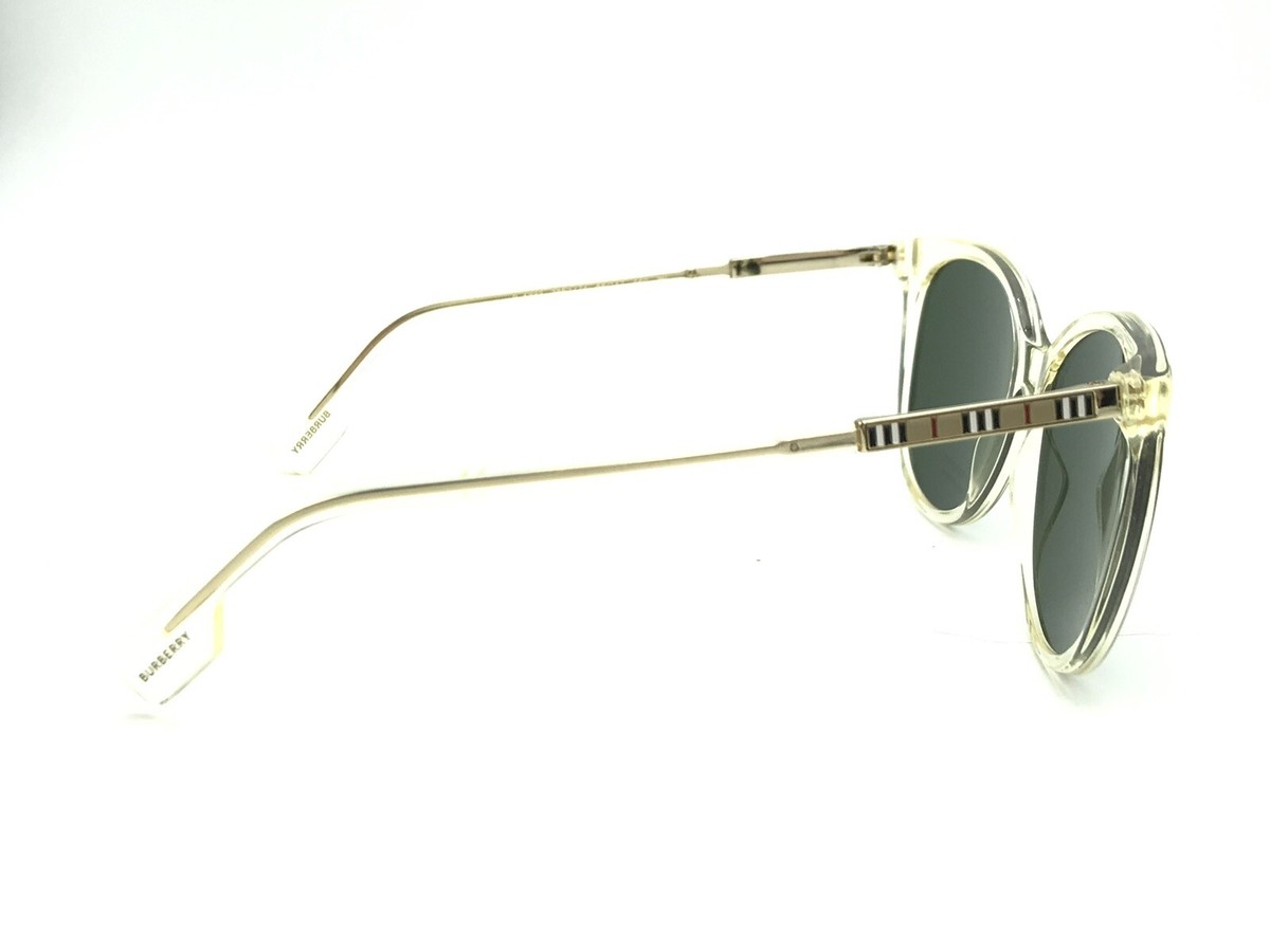NEW BURBERRY B 4333 3852/71 Women\'s Clear Round Sunglasses Green Lens 55-17 140 Amazon.com: BURBERRY Sunglasses BE 4388 U 405987 Madeline  main image 3