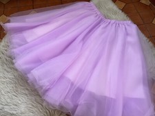 Soft tulle skirt, lavender color