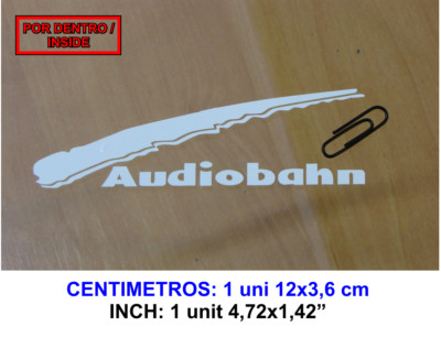 Sticker Vinilo Decal Vinyl Aufkleber Adesivi Autocollant Audiobahn Audi