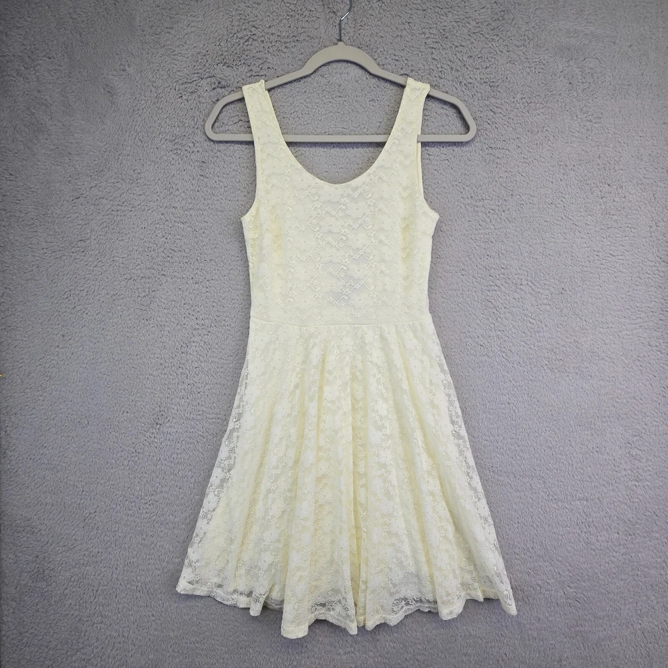 Vestido Deb Vintage Para Mujer Línea M A Ajuste N Acampanado Encaje Superposición Cottagecore Y2K Años 90 Foto 2 de 4